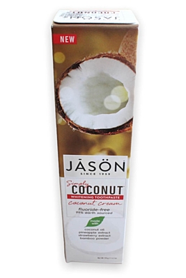 Zubní pasta Simply Coconut Cream bělicí 119g JASON