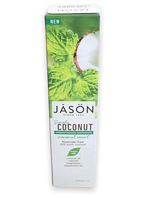 Zubná pasta Simply Coconut Mint posilňujúca 119g JASON