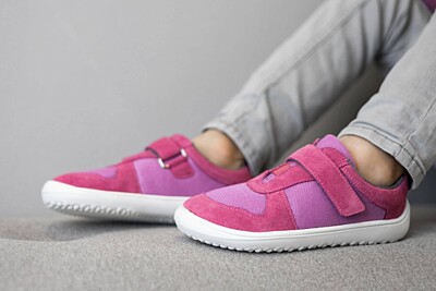 Dětské barefoot boty Be Lenka Joy - Pink