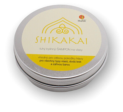 Tuhý bylinný šampón Shikakai (plechová krabička) 70g LIBEBIT