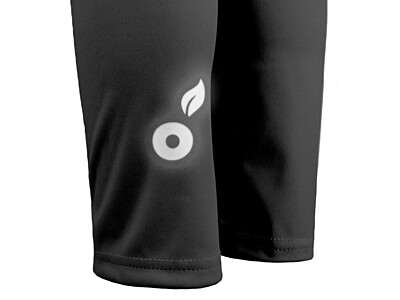 Unuo, Detské softshellové nohavice s fleecem pružné Sporty, Čierna