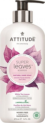 Tekuté mýdlo na ruce Super leaves - Čajové listy 473ml ATTITUDE