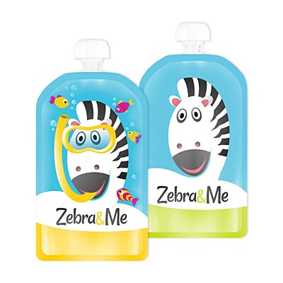 Kapsička na dětskou stravu Potápěč Zebra&Me