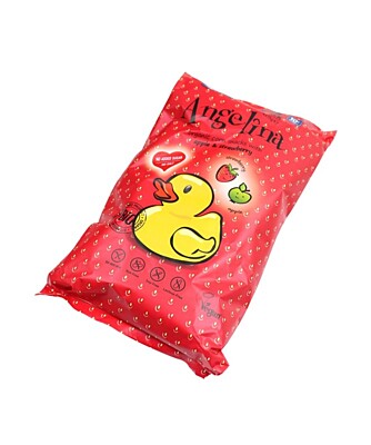 BIO Kukuřičný snack jahoda, jablko Little Angel Angelina 4x15g