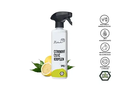 Citronový čistič koupelen sprej 500ml TERRA GAIA