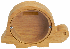 Dřevěná pokladnička – želva