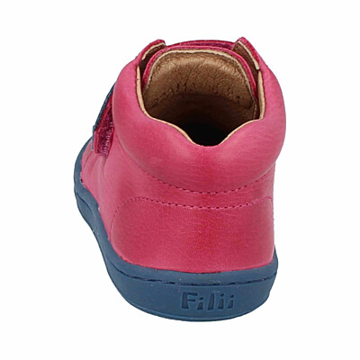 Filii barefoot kotníková obuv - nappa pink velcro