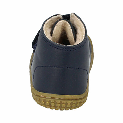 Filii barefoot kotníková obuv - bio navy wool velcro