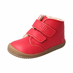 Filii barefoot kotníková obuv - softFEET bio nappa cranberry wool velcro - 26