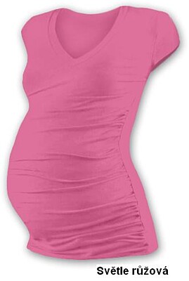 Tehotenské tričko "V" výstrih VANDA mini rukáv Jožánek
