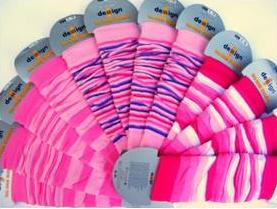 Návleky Design Socks - mix růžová