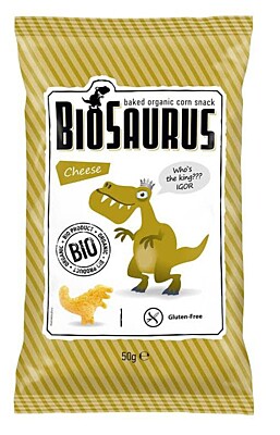Křupky Biosaurus se sýrem BIO McLloyd´S