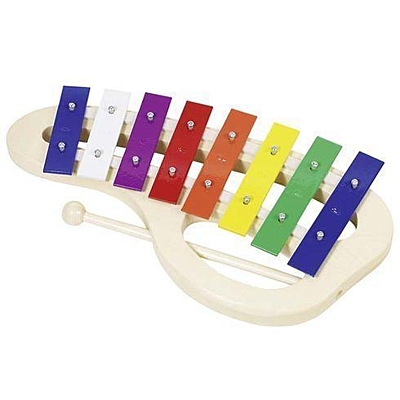 Xylofon barevný 8 tónů Goki