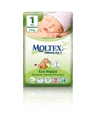 Plenky Moltex nature no.1 Newborn 2-4 kg (23 ks)