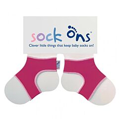 Návleky na ponožky Sock ons ​​0-6 mesiacov Kikko - Tmavoružová