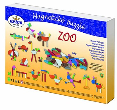Magnetické puzzle Zoo Detoa