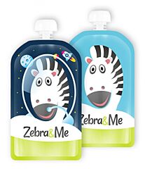 Kapsička na detskú stravu Kozmonaut Zebra & Me