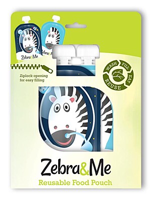 Zebra & Me kapsičky pre opakované použitie 6ks + náustok zadarmo