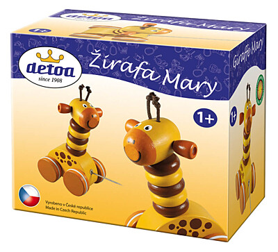 Žirafa Mary ťahacia hračka