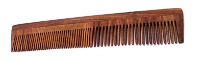Hrebeň z palisandrového dreva s rukoväťou-dvojitý