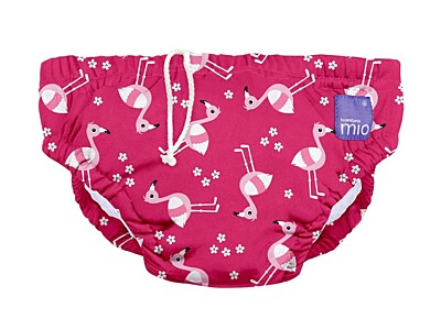 Plienkové plavky Pink Flamingo Bambino Mio