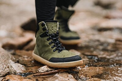 Zimné barefoot topánky Be Lenka Ranger - Army Green