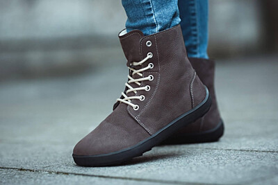 Zimné barefoot topánky Be Lenka Winter - Chocolate 2.0