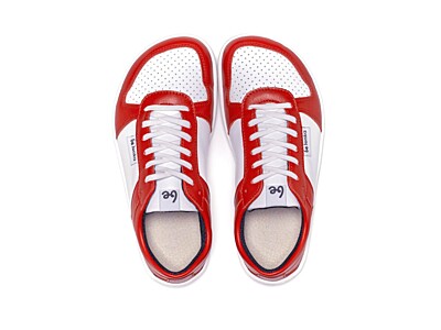 Barefoot tenisky Be Lenka Champ - Red & White