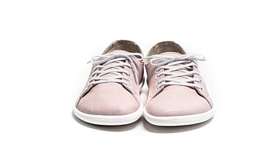 Barefoot tenisky Be Lenka Prime kožené Light Pink