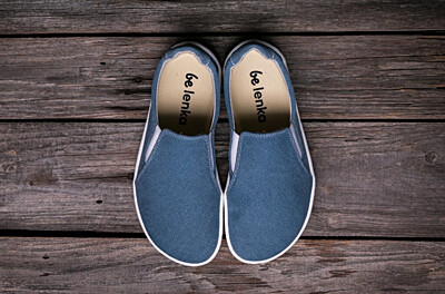 Barefoot boty Be Lenka Eazy plátěné Blue