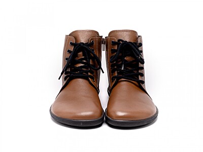 Barefoot kotníkové boty Be Lenka Nord – Caramel