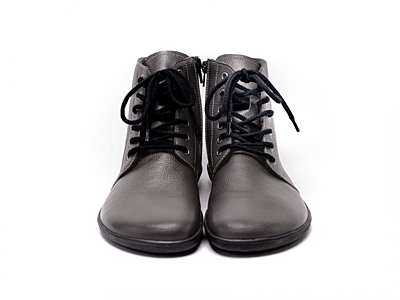 Barefoot členkové topánky Be Lenka Nord - Charcoal