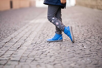 Dětské barefoot boty Be Lenka Penguin - Blue