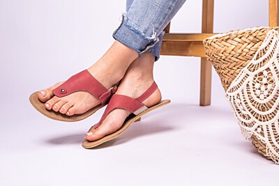 Barefoot sandály Be Lenka Promenade Red