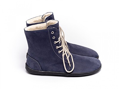 Barefoot kotníkové boty Be Lenka Winter Marine