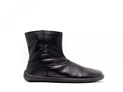Barefoot kotníkové boty Be Lenka Polar – Black