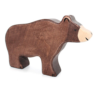 Holztiger - dřevěný medvěd, hnědý