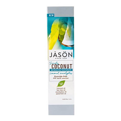 Zubní pasta Simply Coconut Eukalyptus osvěžující 119 g JASON