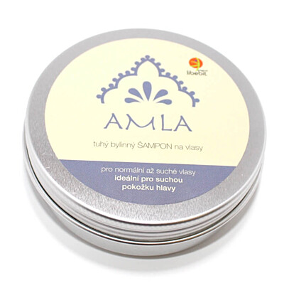Libebit tuhý bylinný šampon AMLA v plechové krabičce