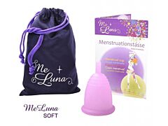 Menstruační kalíšek Me Luna M se stopkou růžový