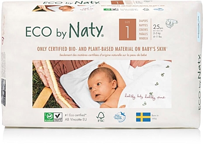 Plenky Naty Newborn 2 - 5 kg (25 ks)