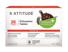 Tablety do umývačky bez fosfátov 416g (26ks) ATTITUDE