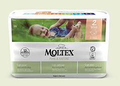 Plienky Moltex Pure & Nature 2 Mini 3-6 kg (38 ks)