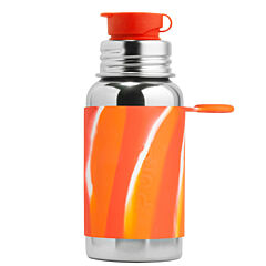 Pura®nerezová láhev se sportovním uzávěrem 550 ml - červená