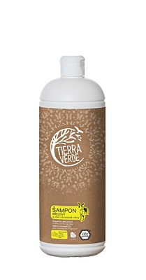 Březový šampon na suché vlasy s vůní citronové trávy TIERRA VERDE