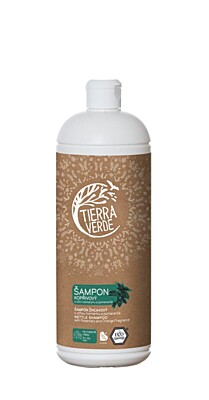 Kopřivový šampon na mastné vlasy s vůní rozmarýnu a pomeranče - Tierra Verde