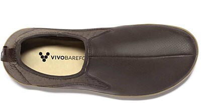 Vivobarefoot SLYDE M Leather DK Brown