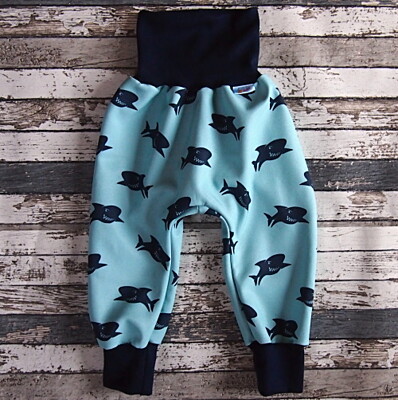 Softshellové kalhoty Yháček - žraloci